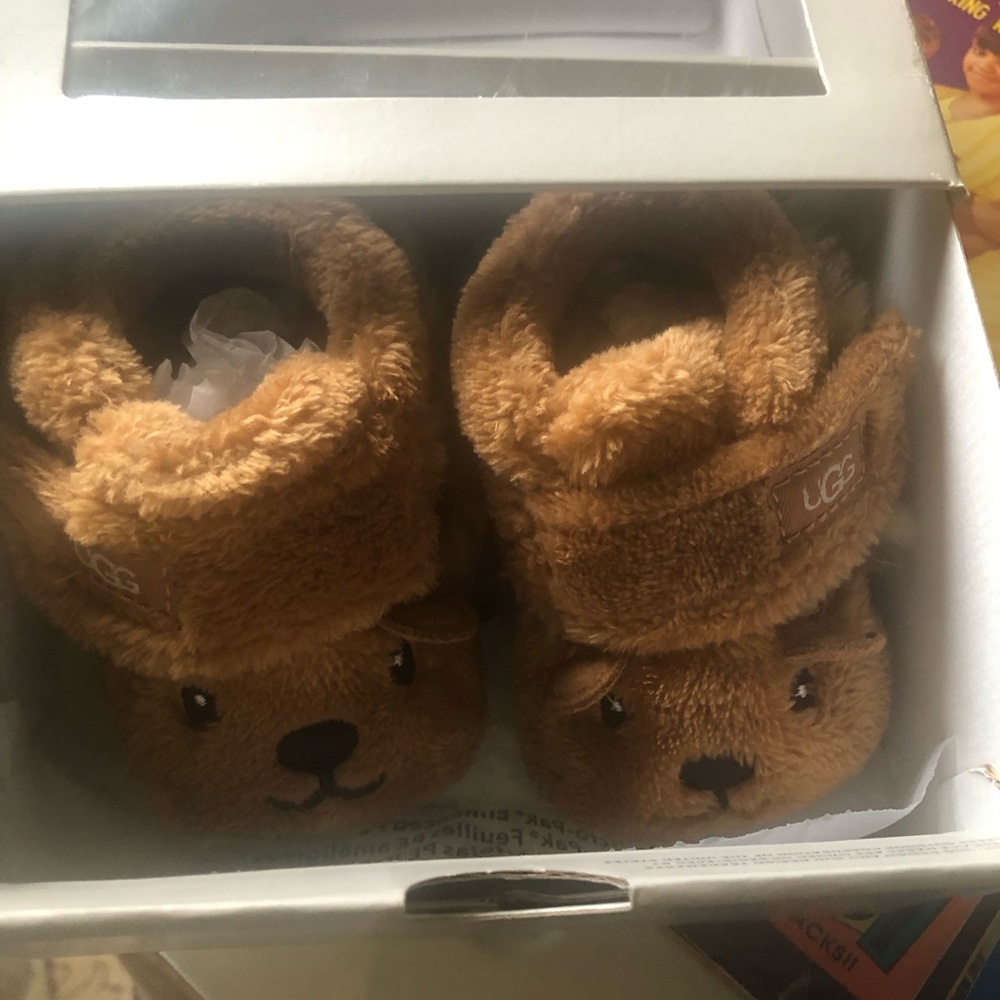 UGG Bixbee Bear Stuffie Bootie - Chestnut Brown - Picture 4 of 8